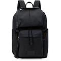 Gray Flap Backpack