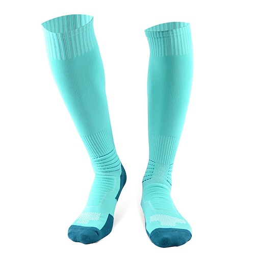 2 Paar Herren-Kompressionssocken, einfarbig, kniehohe Socken, schwarz, weiß, Wandersocken, Sport, Outdoor, Ski, Wandern, täglich, vier Jahreszeiten, stilvoll, klassisch Image