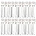 NUOLUX 100pcs Dropper Bottles Perfume Bottles Refillable Empty Bottles Perfume Glass Containers (1ML Transparent Dropper)