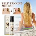 Coollooc Self Tanning Mousse - Ultra Dark Self Tanner Mousse with Natural & Organic Ingredients Self Tanning Foam for Fake Tan or Self Tan Foam Sunless Self Tanners