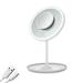 USB Tabletop Touch Cosmetic Mirror LED Light up Makeup Mirror Dimmable