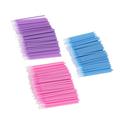 300 Pcs Brush Aqua Kem Blue Eyelash Extension Removal Eyelash Extension Cotton Swabs Miniature