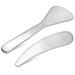 2 Pcs Skin Care Spatula Skincare Tools under Eye Cream Stainless Steel Grooming Travel