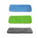 3 Pcs Dust Cloth Mop Accessories Fiber Spray Water Wet and Dry Cleaning Wall Thorough