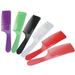 Eddwiin 6pcs Barber Shop Curved Haircut Comb Hairdressing Cutting Comb with Non?Slip Handle