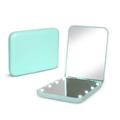 Pocket Mirror 2X Magnification Foldable Portable LED Mirror LED Compact Travel Makeup Mirror Mini Mirror Gift