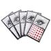 Facial Rhinestone Stickers 5 Sheets Face Festival Eyes Jewlery Decor White Rhinestones Corner Glitter Acrylic Woman