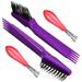 Comb Cleaner Hair Hairbrush Cleaning Tool Tools Mini Remover Detergent Abs 4 Pcs