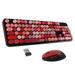 Spring Savings Clearance Items Home Deals! Zeceouar Clearance Items for Home Wireless Keyboard and Mouse Set 2.4G Wireless Keyboard Punk Keycap /PC/Mute