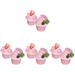 8 pcs Artificial Cupcake Models Artificial Dessert Model Food Models Photo Prop