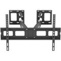 32-70 Inch Double Pendulum Large Base TV Stand Tmds-101 Bearing 50Kg/Vese600*400/Upper And Lower-10~ 10Â° Black