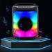 Oneshit Bluetooth Audio Spring Clearance Party Subwoofer Bluetooth Speaker Portable Outdoor Speaker Bluetooth Wireless Sound With Mixed Colour Lights