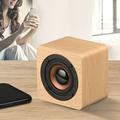 Oneshit Bluetooth Audio Clearance Sale Portable Bookshelf Retro Wooden Bluetooth Mini Speaker Subwoofer Stereo Card Built-in Lithium Battery