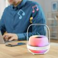 Oneshit Bluetooth Audio Clearance Bluetooth Speaker With Lights Color Changing Portable Wireless Speaker LED Lighting Themes Bluetooth Audio Bluetooth Speaker Stereo Sound