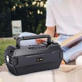 Oneshit Bluetooth Audio Clearance Sale Bluetooth 5.3 Speaker Subwoofer Wireless Speaker Equipped With Flashlight Radio Antenna Portable Outdoor Solar Speaker