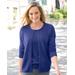 Blair Women's Spindrift™ Soft Cardigan Sweater - Purple - S - Misses