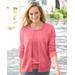 Blair Women's Spindrift™ Soft Cardigan Sweater - Pink - PL - Petite