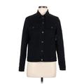 Mavi Jeans Denim Jacket: Short Black Print Jackets & Outerwear - Women's Size Medium