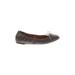 J.Crew Flats: Gray Print Shoes - Women's Size 8 1/2 - Round Toe