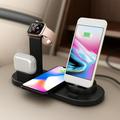 Oneshit Wireless Charger Clearance Sale 4 In 1 Wireless Charging Dock For Multiple Devices Fast Wireless Charger Multi-function Cell Phone Charger Stand