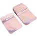 50 Pcs Colorful Laser Jewelry Bag Necklace Earrings Packaging Bags Self Sealing Sealed Phone Case Pink Plastic