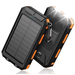 Portable Solar Charger for iphone and Android 20000mAh Power Bank with Dual 5V USB Ports for Outdoor Camping Hiking