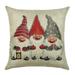 Oneshit Pillows & Case in Clearance Christmas Case Santa Cotton Linen Sofa Car Throw Cushion Cover Home Decor