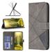 Wallet Case for Samsung Galaxy S21 Ultra Case Classic Premium PU Leather Shockproof Protective Kickstand Card Slots Flip Folio Folding Case Cover for Samsung Galaxy S21 Ultra Gray