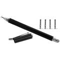 Stylus Pens for Screens- Capacitive Stylus Set 2 in 1 Screen Pen Capacitive Disc Tip Stylus Universal Screen Stylus with Extra Replaceable Tips for Tablets ( Black )