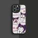 Exquisite Kuromi Hello Kitty All-Inclusive Delicate Lamb Skin Touch Soft Phone Case for iPhone 6 7 8 X XS 11 12 13 14 Pro Promax