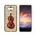 Vintage-music-sheet-notes-3 phone case for LG Q51 for Women Men Gifts Flexible Painting silicone Shockproof - Phone Cover for LG Q51