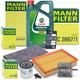 Mann-filter Inspektionspaket B+5L CASTROL MAGNATEC 5W-30 A5 für Ford