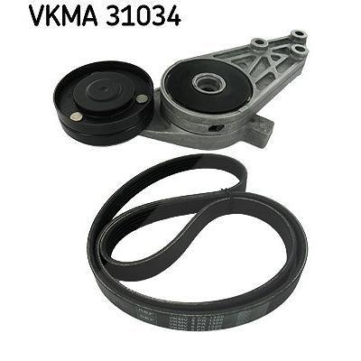 Skf Keilrippenriemensatz [Hersteller-Nr. VKMA31034] für Audi, Skoda, VW Image
