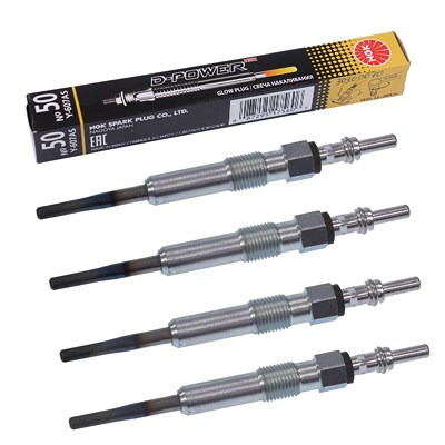 Ngk 4x Glühkerze [Hersteller-Nr. 7560] für Audi, Chrysler, Seat, Skoda, VW Image