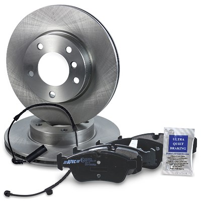 Atec Bremsscheiben + Bremsbeläge Vorderachse Belüftet [Hersteller-Nr. 40578125] für BMW