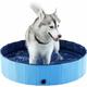 80x30cm Piscine pour Chien Pliable, Baignoire Douche Bassin Jeu pour Chien/Chat/Animal