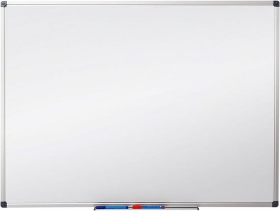 KARAT Whiteboard Master of Boards 100 x 150 cm, lackiert, mit Aluminiumrahmen - Hoch- und Querformat - abnehmbare Stiftablage Image
