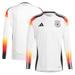 Men's adidas White Germany National Team 2024 Home Replica Long Sleeve Jersey