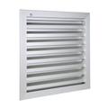 Grille de ventilation 400 x 400 mm aluminium gris RENSON 41144