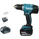 Perceuse-visseuse 18 V diamètre 13 mm + 2 batteries 3 Ah + chargeur + coffret MAKITA DDF453SFE