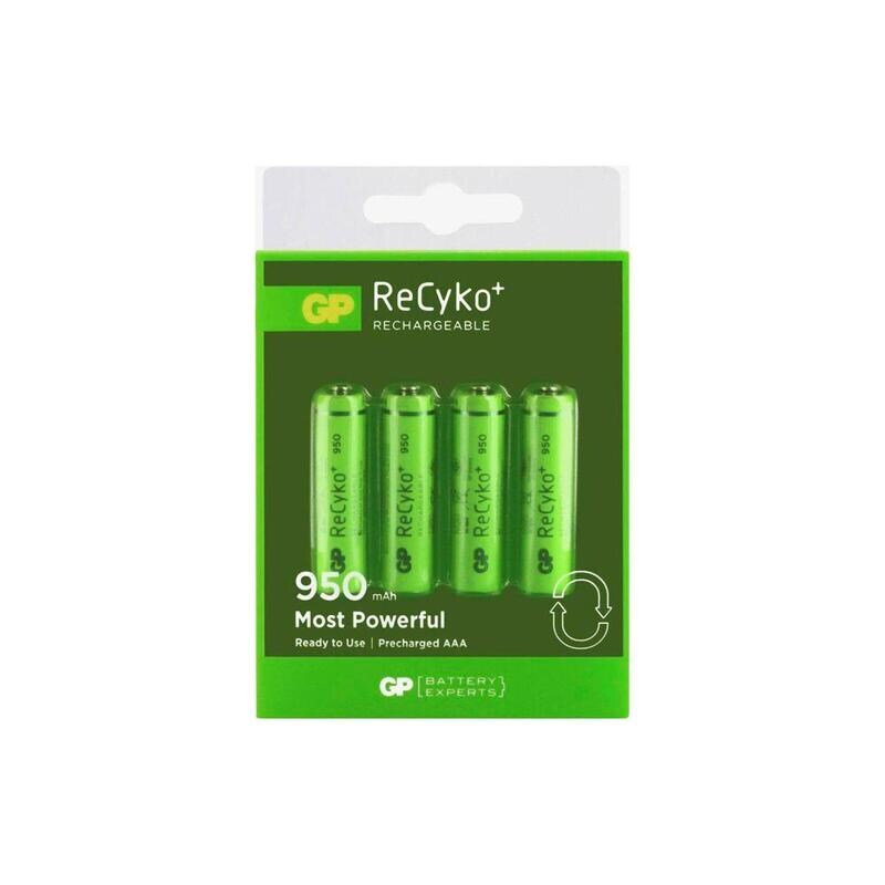 1X4 GP Recyko NiMH-Akku Aaa 950 mAh, sofort einsatzbereit Image