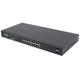 Intellinet 16-Port Gigabit Ethernet PoE+ Switch with 2 SFP Ports. LCD