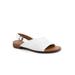 Women's Tiffany Sling Back Sandal in White (Size 39 M)