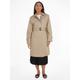 Trenchcoat TOMMY HILFIGER "COTTON SB BELTED COAT" Gr. 44, beige Damen Mäntel Übergangsmäntel