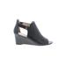 Adrienne Vittadini Wedges: Black Shoes - Women's Size 8