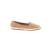 Alexis Bendel Flats: Tan Solid Shoes - Women's Size 6 1/2 - Almond Toe