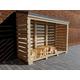 Plans for Garden Log or Firewood Store 6ft x 2ft x 4 1/2 ft DIY Digital Woodwork Plans Only USA imperial inches Excludes Materials