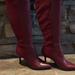 Nine West Shoes | Nine West Knee High Boot Fallon Boots In A Beautiful Red Wine Color | Color: Red | Size: 8