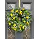 Tulip wreath, spring summer wreath, artificial wreath for front door