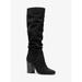 Michael Kors Shoes | Michael Michael Kors Leigh Suede Boot 7 Black New | Color: Black | Size: 7